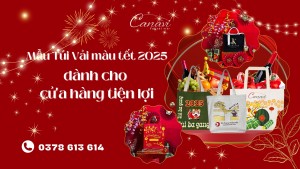 Mẫu túi vải nào phù hợp với chuỗi cửa hàng tiện lợi