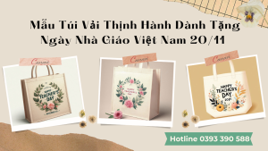 Gợi ý những mẫu túi vải thịnh hành dành tặng Ngày Nhà Giáo Việt Nam 20-11