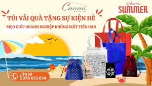Mẹo giúp doanh nghiệp không mất tiền oan khi chọn túi vải làm quà tặng mùa hè