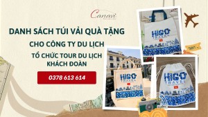 Mùa team building? Lưu ngay danh sách quà tặng túi vải dành cho công ty du lịch