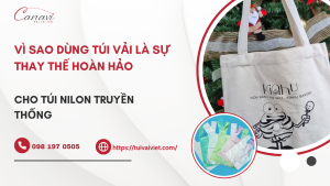Vì sao dùng túi vải là sự thay thế hoàn hảo cho túi nilon truyền thống