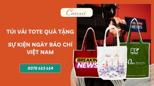 Nâng tầm truyền thông cùng túi vải tote quà tặng sự kiện Ngày Báo Chí Việt Nam