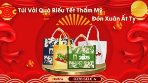 Quà Biếu Tết Doanh Nghiệp 2025 - Khi Túi Vải Thay Đổi Cách Tặng Quà