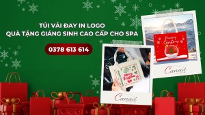 Quà Tặng Giáng Sinh Cao Cấp - Bí Quyết Marketing Cho Thương Hiệu Spa Cùng Túi Vải Đay In Logo