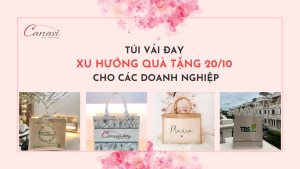 Quà tặng túi vải đay - Xu hướng quà tặng 20/10