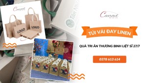Quà Tặng Tri Ân Thương Binh Liệt Sĩ 27/7 Cùng Túi Vải In Logo