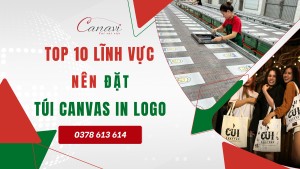 Top 10 Lĩnh vực nên đặt túi canvas in logo làm chiến dịch truyền thông