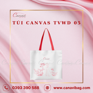 Túi Canvas TVWD 05 - Quà Tặng Quốc Tế Phụ Nữ 8/3