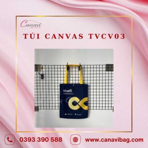 Túi Canvas TVCV03 - Túi Tote Vải Bố In Logo Theo Yêu Cầu