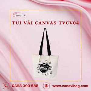 Túi Canvas TVCV04 - Túi Tote Vải Bố In Logo Giá Rẻ 