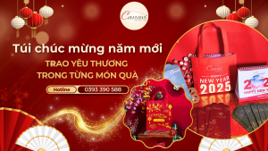 Túi vải chúc mừng năm mới – Thay bạn trao yêu thương trong từng món quà