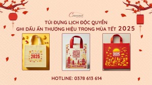 Túi Đựng Lịch Độc Quyền – Ghi Dấu Ấn Thương Hiệu Trong Mùa Tết 2025