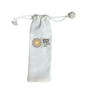 Organic Drawstring Bag for Bamboo Straw DRST 002