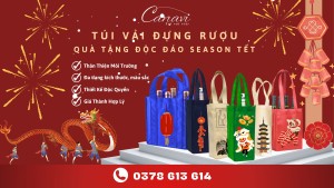 Túi Đựng Rượu – Quà Tặng Mùa Tết Độc Đáo Cho Khách Hàng