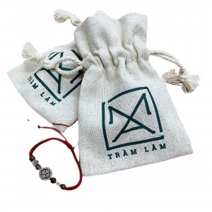 Organic Canvas Drawstring Bag KDDR 001