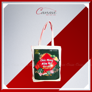 Túi Vải Bố Canvas TVCV07 - Quà Tặng Tết Bính Ngọ 2026