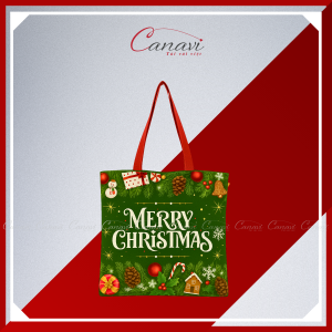 Túi Vải Canvas TVGS04 - Quà Giáng Sinh Thiết Kế Theo Yêu Cầu