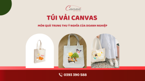 Túi vải Canvas - Món quà Trung Thu ý nghĩa của doanh nghiệp