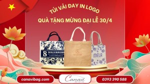 QUÀ TẶNG TÚI VẢI ĐAY TRI ÂN ĐOÀN THỂ - HỘI CỰU CHIẾN BÌNH NGÀY GIẢI PHÓNG MIỀN NAM 30/4