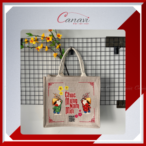 Túi Vải Đay TVĐ16 - Quà Tết Cao Cấp 2026