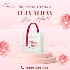 Túi Vải Đay Linen TVĐWD03 - Quà Tặng 8/3