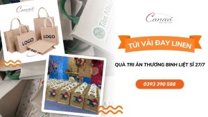 Quà Tặng Tri Ân Thương Binh Liệt Sĩ 27/7 Cùng Túi Vải In Logo