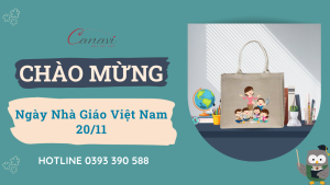 Đặt may túi vải đay cho Ngày Nhà Giáo – Giải pháp quà tặng tinh tế và bền vững