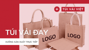 Túi vải đay làm quà tặng cao cấp tại túi Vải Việt Canavi 