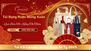 Túi Đựng Rượu Mừng Xuân - Quà Biếu Tết Không Thể Thiếu