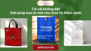 Túi vải không dệt: Giải pháp bao bì mới cho mùa hè thêm xanh
