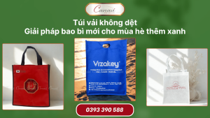 Túi vải không dệt: Giải pháp bao bì mới cho mùa hè thêm xanh