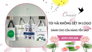 Túi Vải Không Dệt In Logo: Cửa Hàng Yến Sào Tri Ân Dịp Lễ Vu Lan Tháng 7