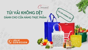 TÚI VẢI KHÔNG DỆT - LỰA CHỌN BẢO VỆ MÔI TRƯỜNG MÀ CỬA HÀNG THỰC PHẨM TƯƠI NÊN BIẾT