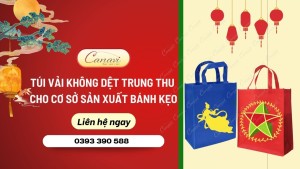 Đặt Ngay Túi Vải Không Dệt Cho Cơ Sở Sản Xuất Bánh Kẹo Dịp Lễ Trung Thu 2025