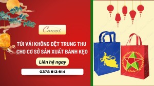 Đặt Ngay Túi Vải Không Dệt Cho Cơ Sở Sản Xuất Bánh Kẹo Dịp Lễ Trung Thu 2025
