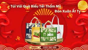 Quà Biếu Tết Doanh Nghiệp 2025 - Khi Túi Vải Thay Đổi Cách Tặng Quà