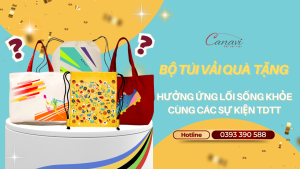 Hưởng ứng lối sống khỏe cùng quà tặng túi vải cho các sự kiện TDTT