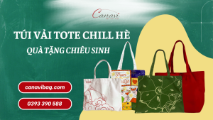 Túi vải tote chill hè - Quà tặng chiêu sinh nổi bật cho lớp năng khiếu 