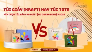 Túi vải tote hay túi giấy: Đâu là quà tặng doanh nghiệp trong năm 2025