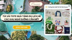 Túi Vải Tote Quà Tặng Du Lịch Hè Các Khu Nghỉ Dưỡng Cần Biết