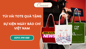 Nâng tầm truyền thông cùng túi vải tote quà tặng sự kiện Ngày Báo Chí Việt Nam