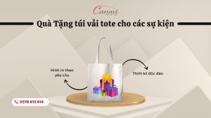 Ý Tưởng Quà Tặng Túi Vải Tote Cho Các Sự Kiện Của Công Ty