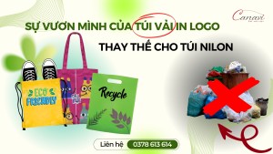 Vì sao cần loại bỏ túi nilon gói hàng và sự vươn mình của túi vải in logo