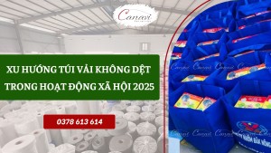 Xu Hướng Sử Dụng Túi Vải Không Dệt Thay Thế Bao Bì Nhựa Trong Hoạt Động Xã Hội 2025