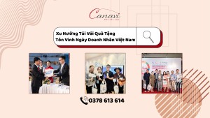 Xu hướng túi vải quà tặng tôn vinh ngày doanh nhân Việt Nam 13/10