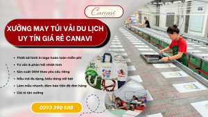 Xưởng May Túi Vải Du Lịch Uy Tín Giá Rẻ Canavi