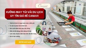 Xưởng May Túi Vải Du Lịch Uy Tín Giá Rẻ Canavi