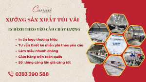 Canavi -Xưởng may túi vải canvas in theo yêu cầu giá rẻ và chất lượng