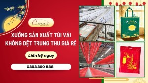 Xưởng sản xuất trực tiếp túi vải không dệt đựng bánh Trung Thu
