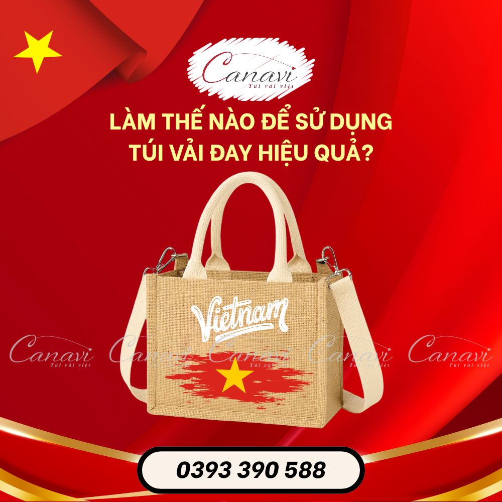 Làm thế nào để cửa hàng điện thoại sử dụng túi vải đay một cách hiệu quả?